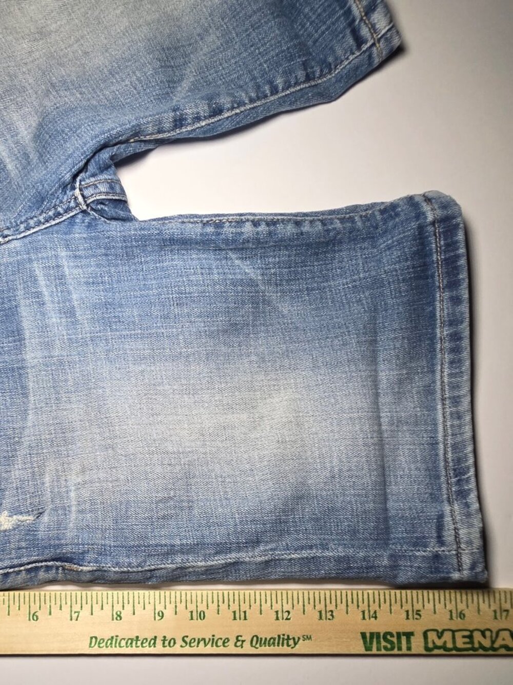BKE Denim Womens Light Blue Distressed 5 Pocket Shorts Size 27 - Picture 11 of 12